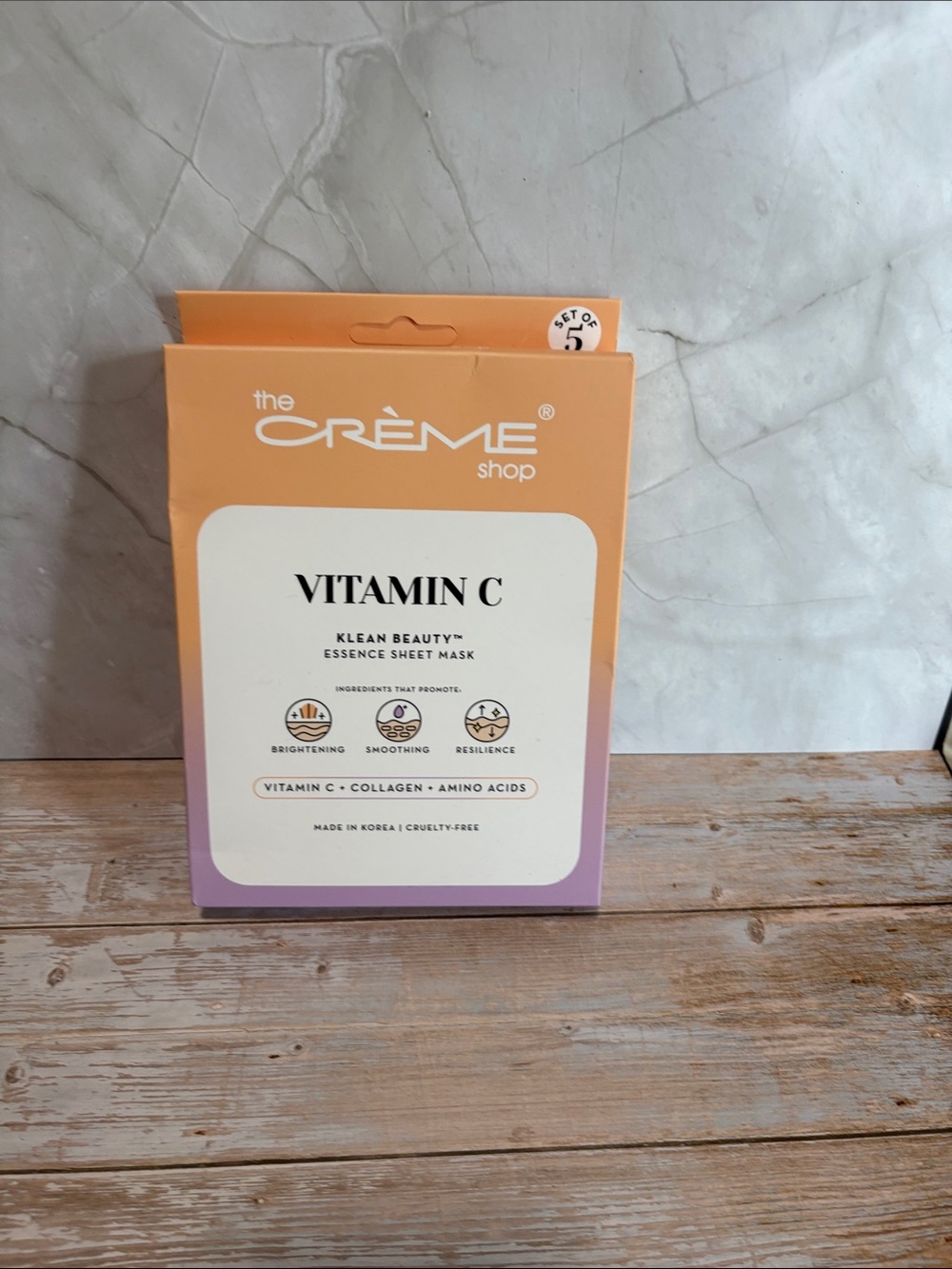 The Crème Shop Vitamin C Essence Sheet Mask - Peach